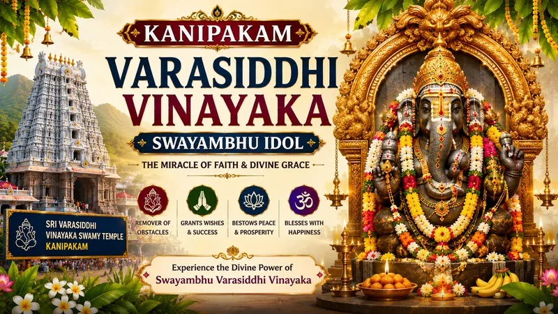 Kanipakam Varasiddhi Vinayaka – Swayambhu Idol
