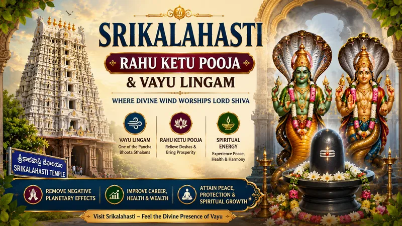 Srikalahasti – Rahu Ketu Pooja & Vayu Lingam