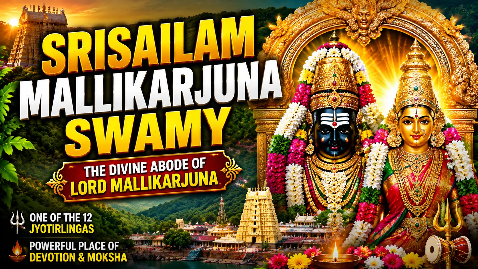 Srisailam Mallikarjuna Swamy – Jyotirlinga & Shakti Peetham