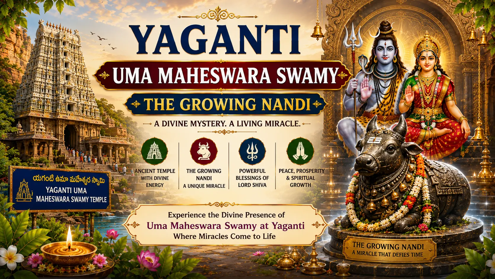 Yaganti Uma Maheswara Swamy – The Growing Nandi
